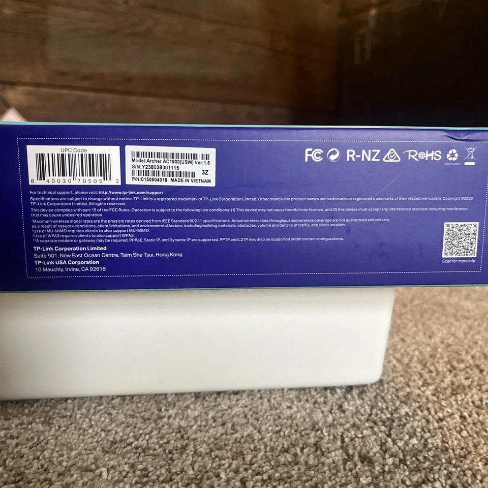 TP-Link Archer AC1900 Dual Band Wi-Fi Router - New in Box - Image 3 of 4