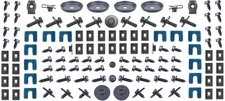 1967 Camaro Master Body Fastener Kit w/Standard Grille 421 Pieces USA!
