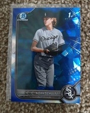 2022 Bowman Draft Sapphire Noah Schultz Chrome 1st #BDC-56 Chicago White Sox