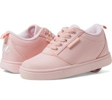 Heelys Pro 20 Pink White Canvas Youth Sz6 Women sz7 Wheeled Shoes Fun Y2K Cute