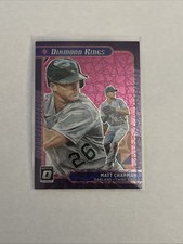 2021  Donruss Optic Diamond Kings 18/249 #11 Matt Chapman Pink Velocity Card