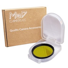 MaD Camera - Filtro di Correzione Giallo da 67mm - Riduce il Riflesso e