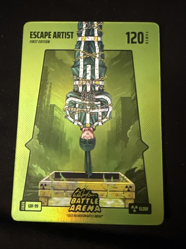 Bo Jackson Battle Arena Escape Artist Green Glow 1st Edition