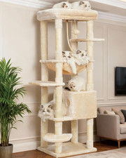 Cat Tree for Large Cats 20Lbs Heavy Duty,60 Inches XXL Cat Tower for Indoor Cats