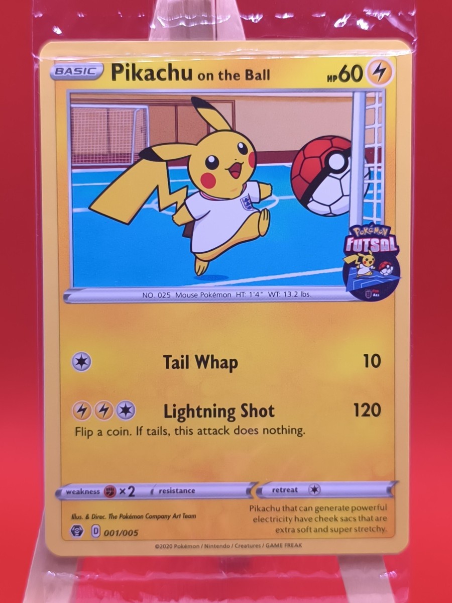 【ポケモンカード】 Pikachu on the Ball イギリス限定プロモ Pikachu On The Ball 001/005 Special Futsal Promo Pokemon
