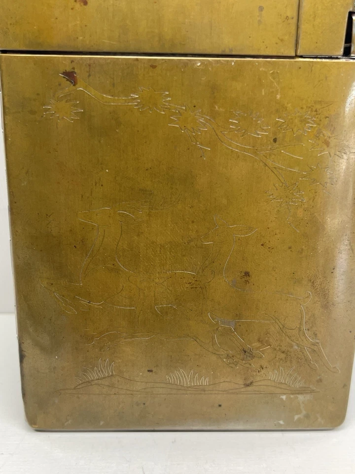 Lote De Colección 1930 Elgin Magic Action Estuche De Cigarrillos Encendedor Lite O Matic EE. UU. Foto 3 de 4