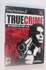 True Crime Streets of LA (Sony PlayStation 2 PS2, 2003) Authentic, Complete
