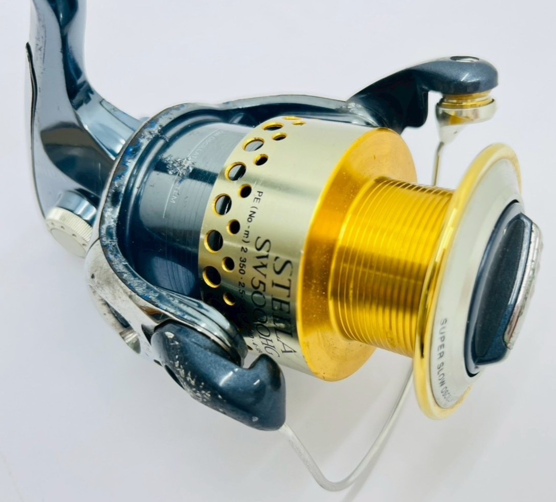 SHIMANO 13 STELLA SW 5000HG JDM Spinning Reel Smooth Tested Working Japan