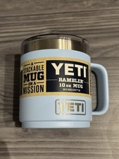 Taza apilable Yeti Rambler 10 OZ. Azul cielo grande (color descontinuado)