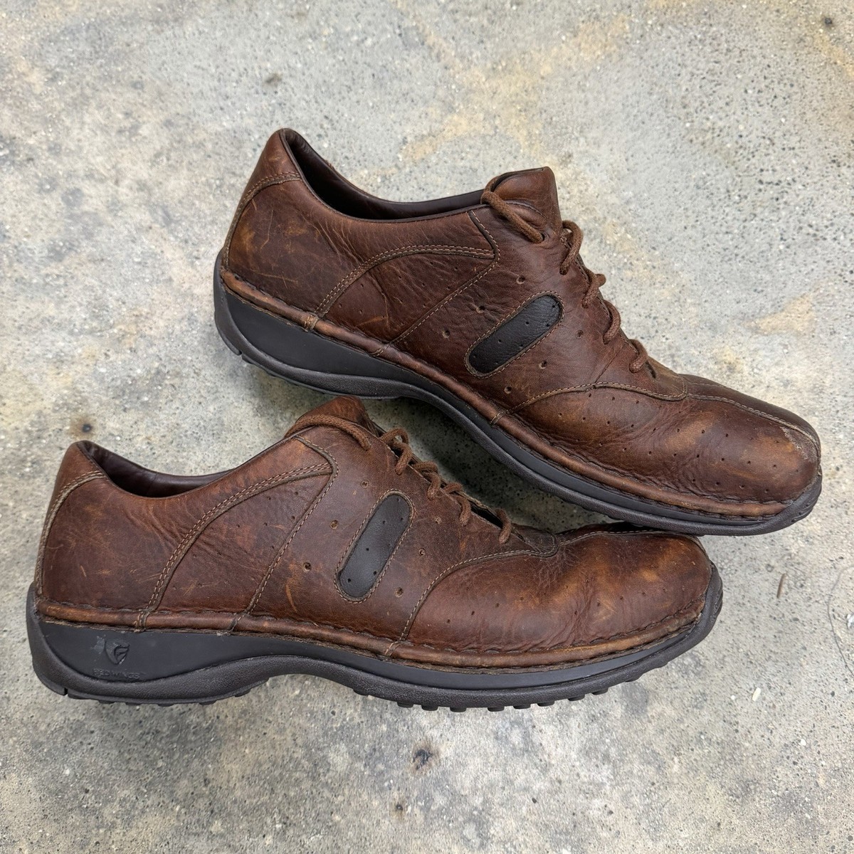 Red Wing Shoes Saffron Alley 4031 Mens 12 D Brown Oxford Sneakers Leather