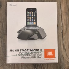 JBL On Stage Micro III altoparlante musicale portatile per iPhone e iPod nero