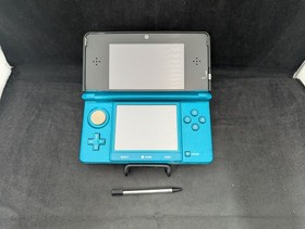 B3621 Nintendo 3DS console Aqua Blue Japan w/pen x