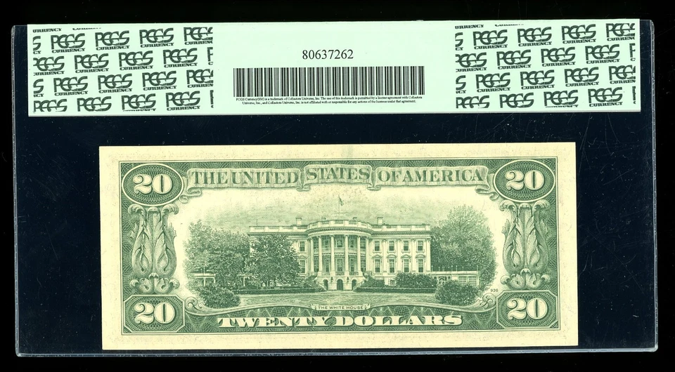 DBR 1950-C $20 FRN San Francisco Fr. 2062-L PCGS 55 Serial L39642671C - Image 2 of 2