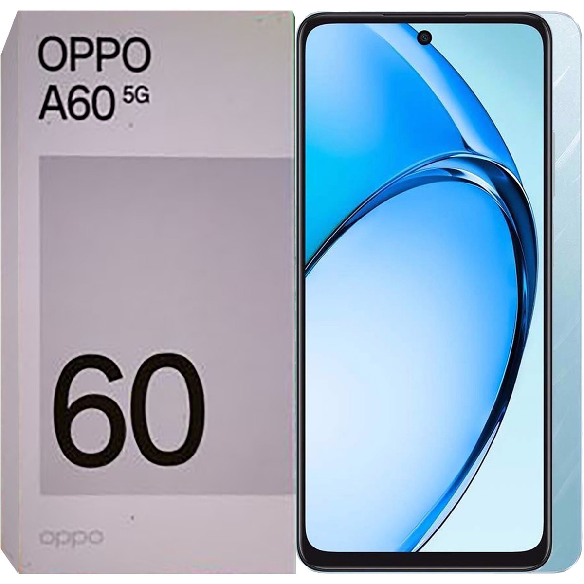 Oppo A60 5G Ocean Blue 128GB + 4GB Dual-SIM Factory Unlocked GSM