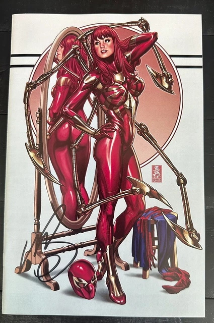 THE AMAZING SPIDERMAN #10 VIRGIN VARIANT SIGNED BY MARK BROOKS W/COA