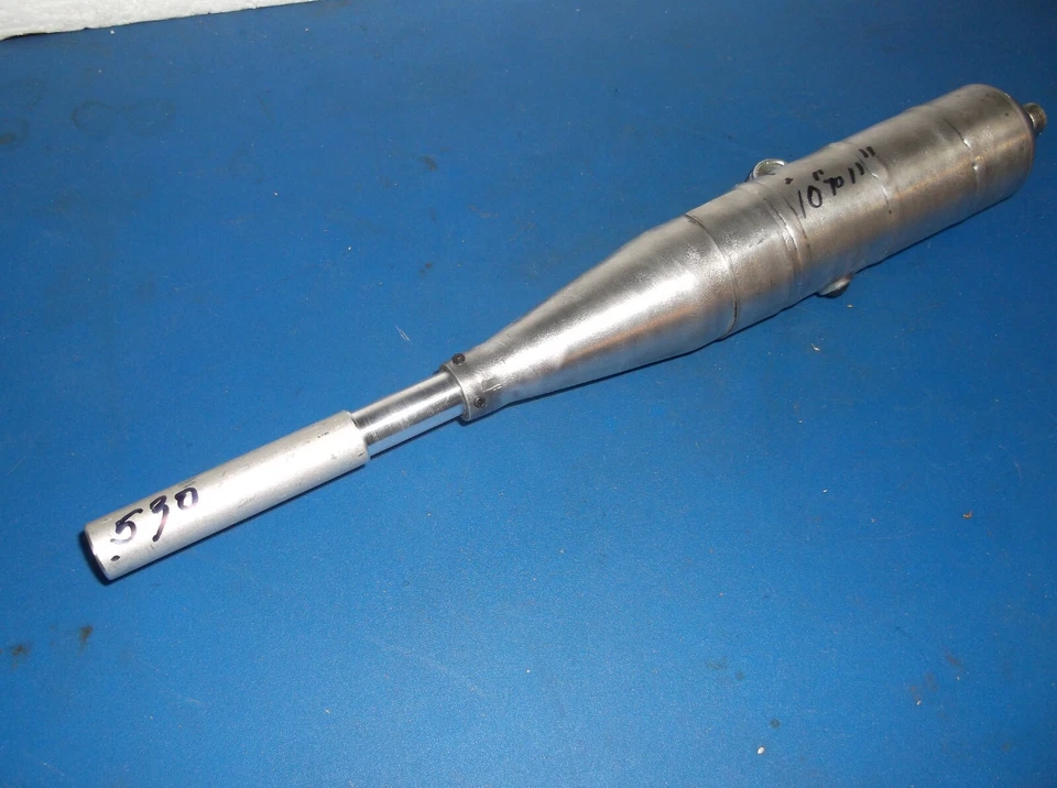 NEW VINTAGE RC MODEL AIR/BOAT ENG. TUNED PIPE (UNKNOWN?) ADJUST FROM 10"to 11" - Image 2 of 4