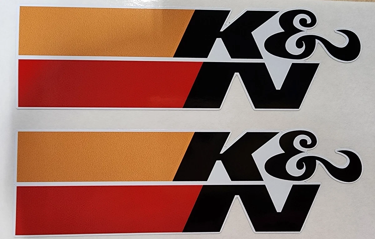 K&n Kn K E N Adesivo Filtro Aria Racing Decalcomania Bapperl - Foto 6
