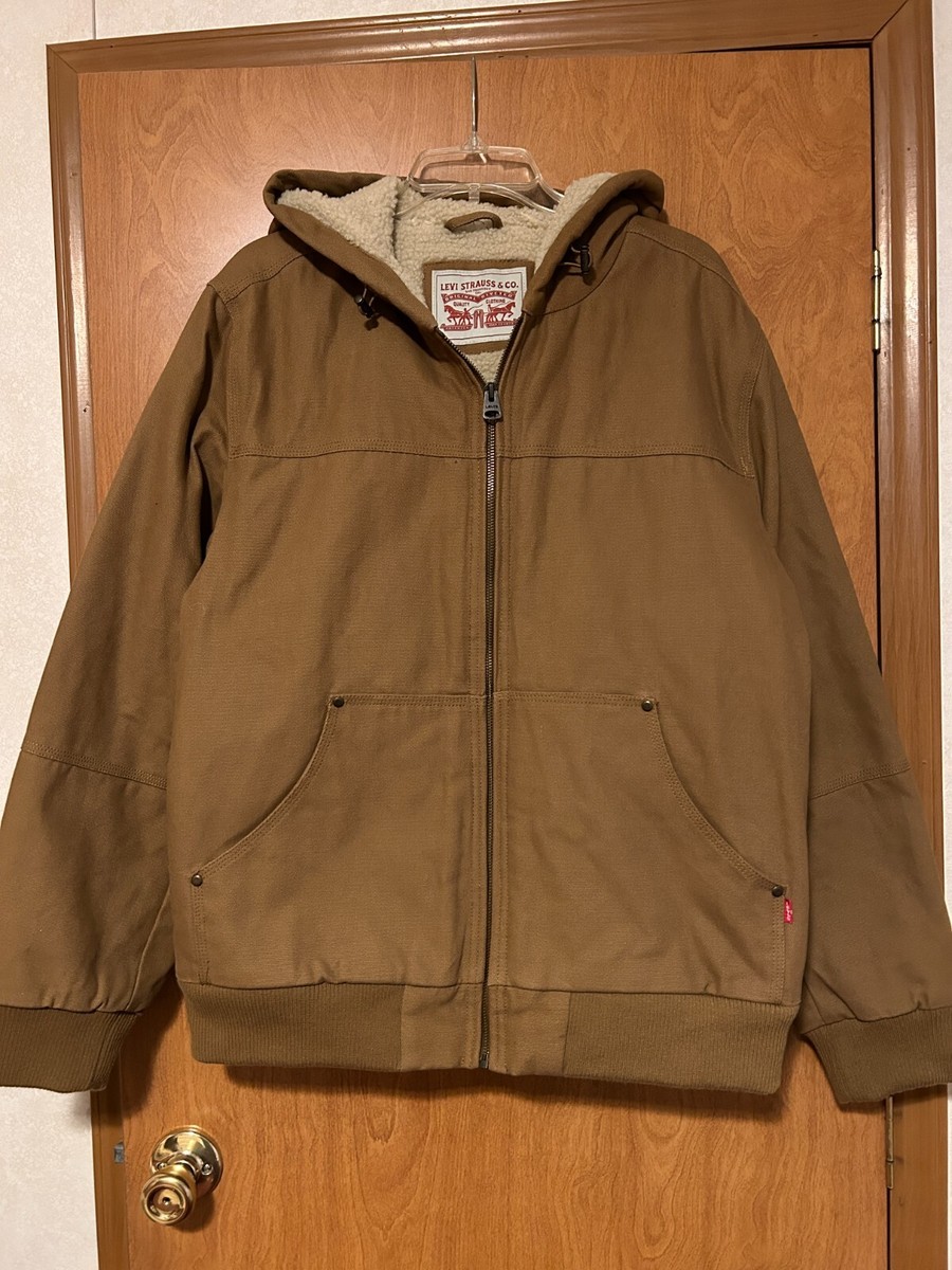 値下げEngineer's Jacket Cotton Canvas Brown Canvas Workwear Jacket | Streetwear at Before the High Street
