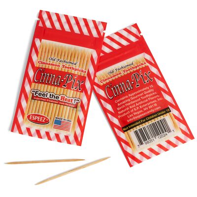 Cinna-Pix Old Fashioned Cinnamon Toothpicks 24 Count | eBay
