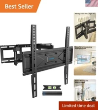 Secure TV-safe Support Bracket for Most 32-70 inch TVs - Extension and Leveling
