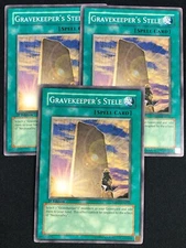 YUGIOH GRAVEKEEPER'S STELLE ABPF-EN056 1ST COMMON X3 (MP)