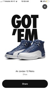 jordan 12 stone blue pre order