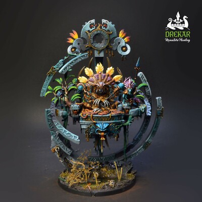 Lord Kroak Seraphon Echsenmenschen ** AUFTRAG ** Gemälde