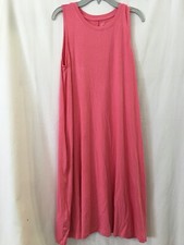 New Time And Tru Women Rose Dress Knit With Pockets Size Small and Medium