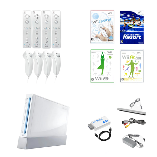 Nintendo Wii Console HDMI + Pick 1-4 Remotes wii Sports, etc Japanese version - Picture 27 of 40