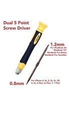 Dual Sided P5/ 1.2 0.8mm Star Screwdriver Macbook Air 11" 13" A1465 A1466