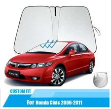 Custom Fit Honda Civic 2006-2011 Car Windshield Sun Shade UV Block Cover Visor