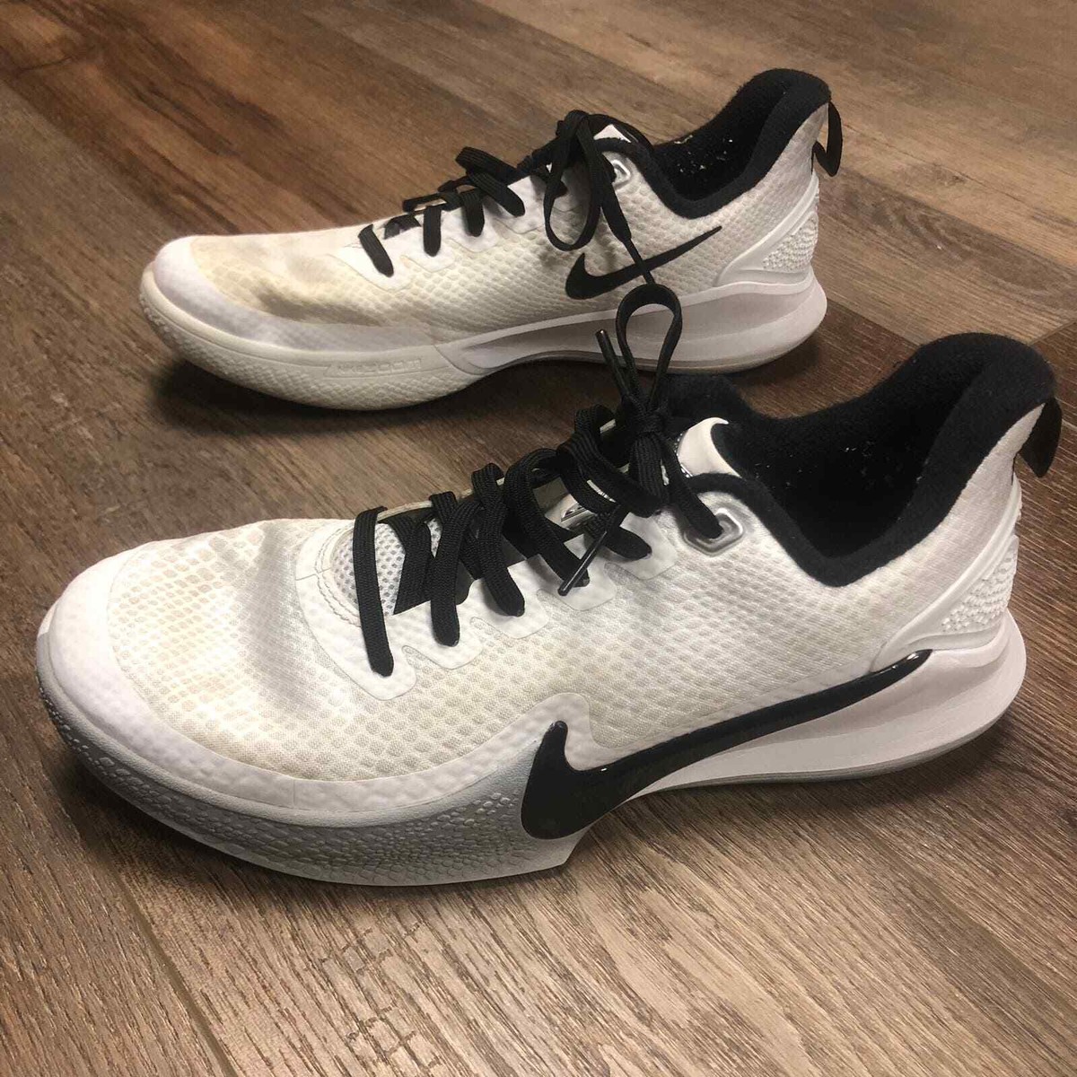 Men's 2019 Nike Mamba Focus TB Kobe Bryant in White Grey