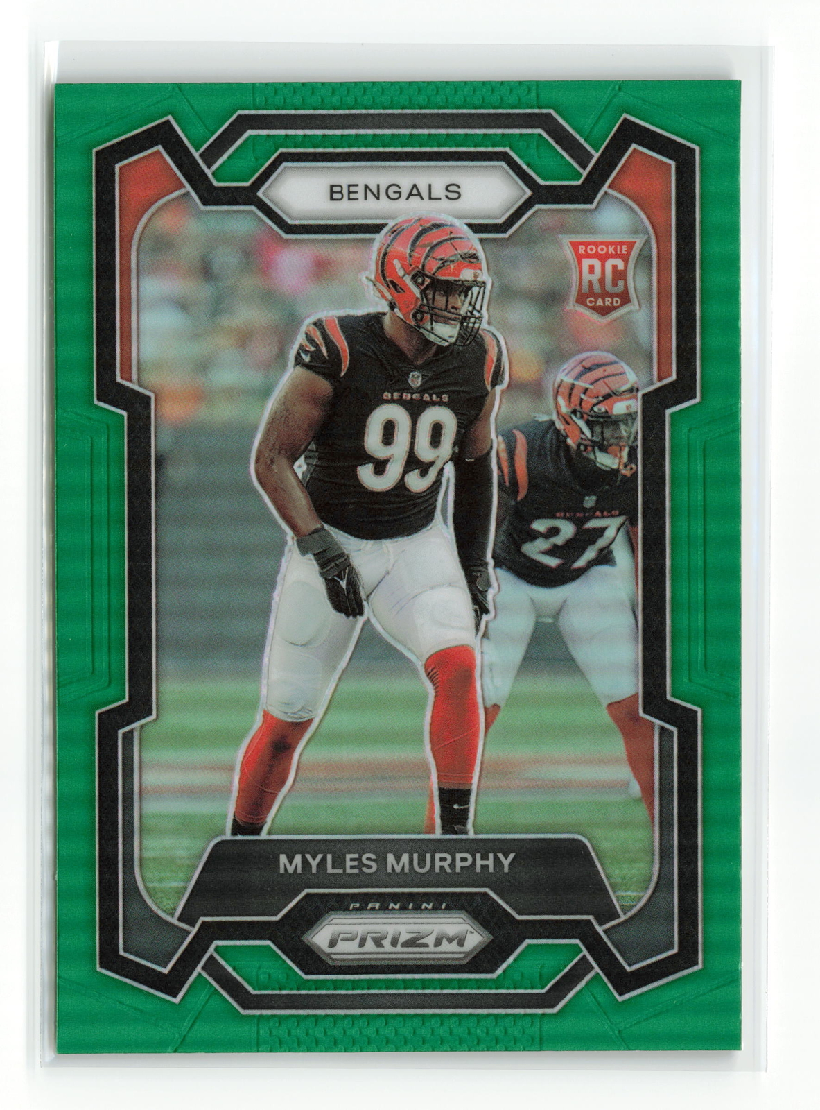 MYLES MURPHY #320 2023 PANINI PRIZM BENGALS RC GREEN