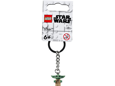 LEGO 854187 Star Wars Cute Grogu Baby Yoda Child Keychain Minifigure Keyring New