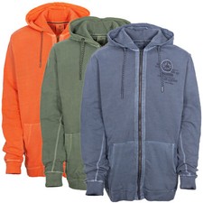 Kitaro Sweatjacke Kapuzenjacke Hoody Sweatshirt Herren Extra Lang Tall