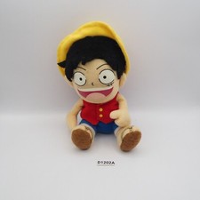 One Piece Luffy D1202A Bandai 2003 NO VOICE BOX 6" Plush Toy Doll Japan
