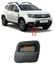 Neu Für Dacia Duster 17-23 Vorne Stoßstange Zug Haken Deckel Schwarz Rechts