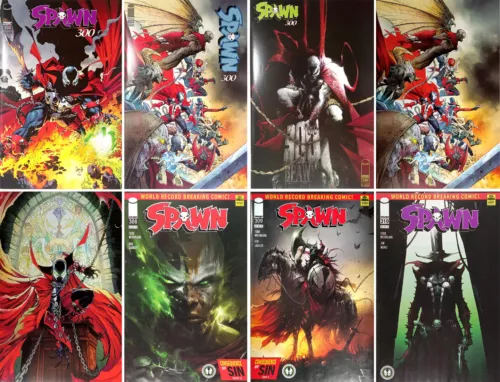 Spawn #300 Virgin Variant - #334 (1992-) Image Comics (Sold separately)