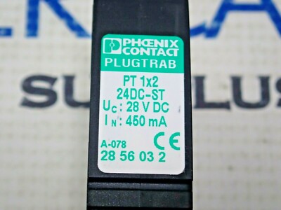 PHOENIX CONTACT  PT 1x2 24DC-ST PLUGTRAB ISOLATED LOOP CIRCUIT PROTECTOR