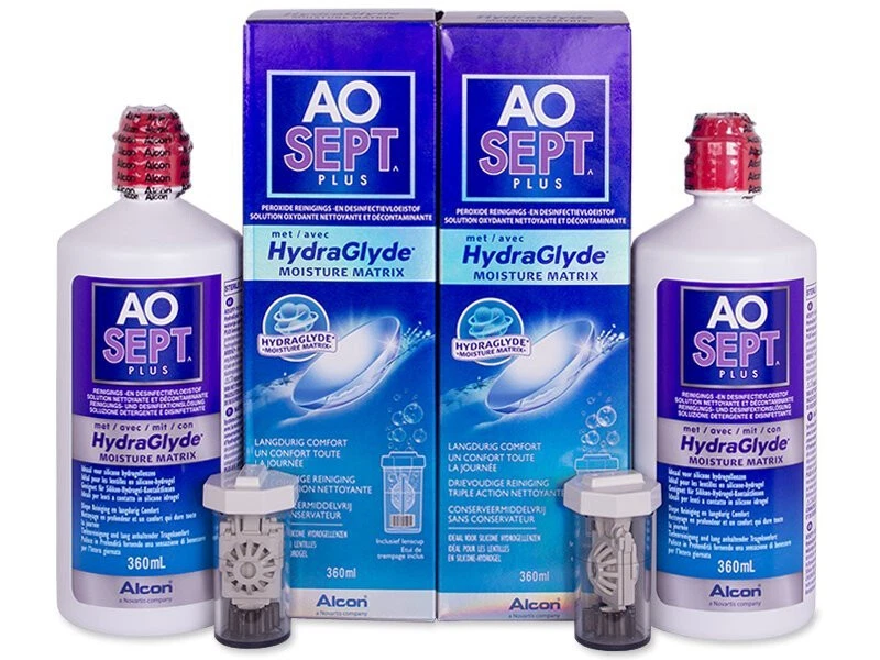 AOSEPT PLUS® CON HYDRAGLYDE® ALCON SOLUZIONE 360 ML Offerta 2 pezzi X 360 ml