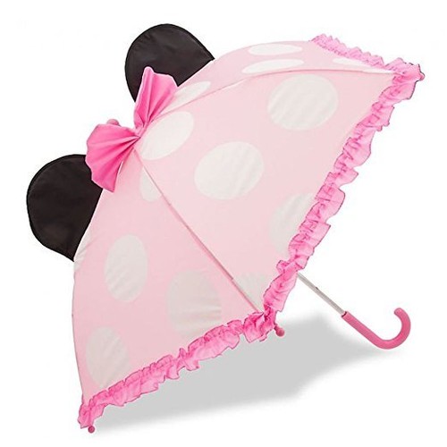 Paraguas Minnie Mouse de lujo lunares rosas de Store niñas con orejas | eBay