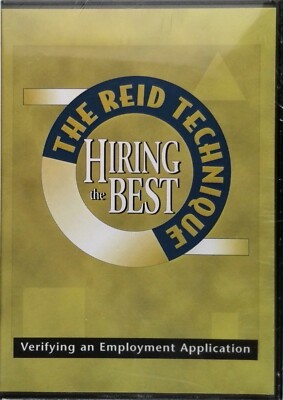 The Reid Technique. Hiring the Best : Verifying the Employment Application (DVD)