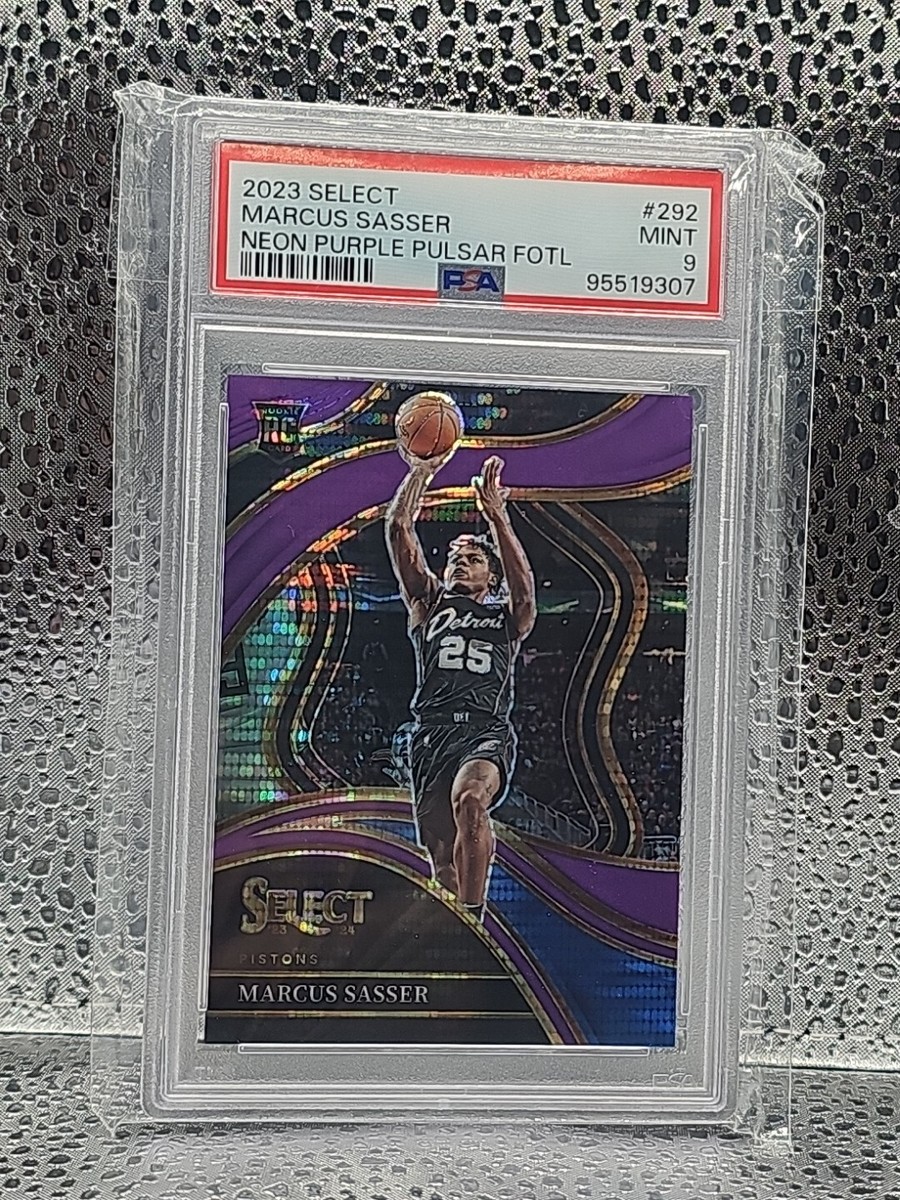 Purple　No.16 FW03/04 2023-24 Select Prizms Neon Purple Pulsar #292 Marcus Sasser