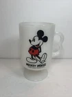 Vintage Mickey Mouse Pedestal Milk Glass - USA
