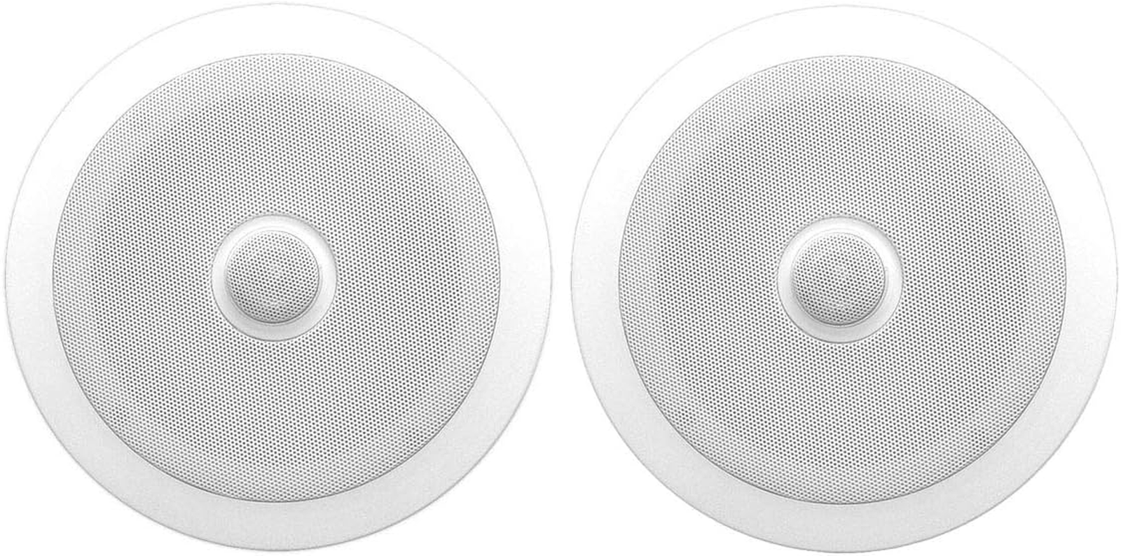 8” Ceiling Wall Mount-Pair of 2-Way Midbass Woofer Speaker Directable 1” Titaniu