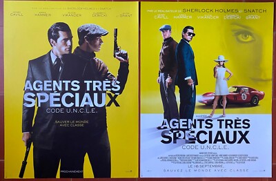 2 Posters THE MAN FROM U.N.C.L.E. Guy Ritchie Henry Cavill 40x60cm
