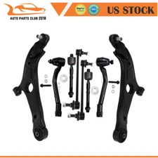 8pcs Front Lower Control Arm Ball Joints Tie Rod End Fits 2012-14 Hyundai Azera