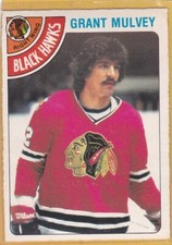 1978-79 O PEE CHEE HOCKEY GRANT MULVEY #261 BLACK HAWKS EX+ *A10190