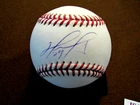 DAVID ORTIZ 2004 WSC RED SOX HOF SIGNED AUTO 04 WS GAME OML BASEBALL JSA BEAUTY