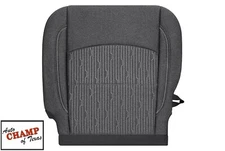 For 2021 Dodge Ram 2500 3500 SLT BigHorn-Driver  Bottom Cloth Seat Cover Dk Gray